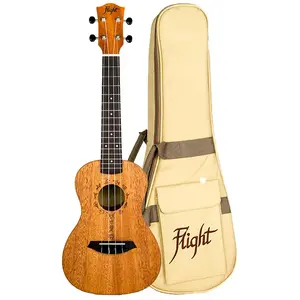 Flight Designer Series DUC373 Mahogany concert ukelele met gigbag pas cher