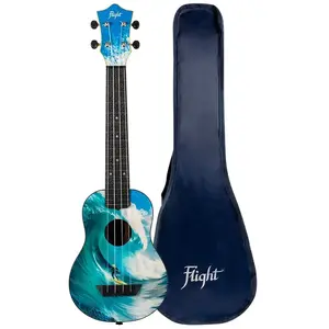 Flight Travel Series TUSL25 Surf Concert Scale sopraan ukelele met gigbag pas cher