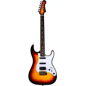 Comparateur de prix : Jet Guitars JS-600 BS elektrische gitaar - Bruine Sunburst