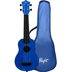 Comparateur de prix : Flight Travel Series Tus65 Sapphire Ukulélé Soprano Avec Housse