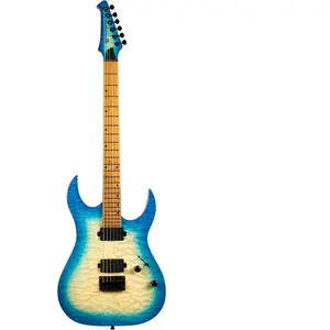 Spira Guitars S-500 QAB Trans Aqua Blue elektrische gitaar pas cher