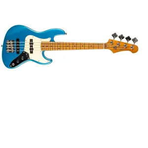 Flight Rock Series Mini JB Bass Lake Placid Blue compacte elektrische basgitaar met gigbag pas cher