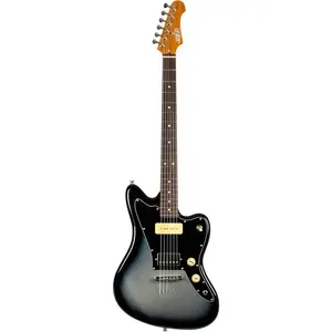 JET Guitars JJ-350 Baritone Moonburst elektrische baritongitaar pas cher