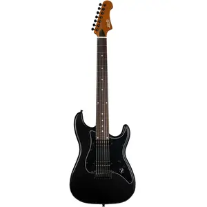 JET Guitars JS-407 Satin Black 7-snarige elektrische gitaar pas cher