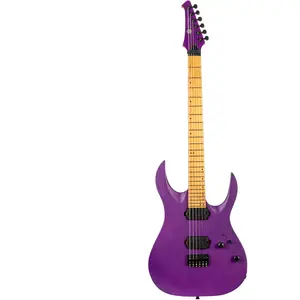 Spira S-600 APP Elektrische Gitaar Swamp Ash Purple met Stainless Steel Frets pas cher