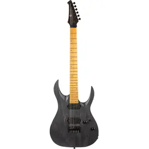 Spira S-600 AGY Elektrische Gitaar Swamp Ash Dark Grey met Stainless Steel Frets pas cher