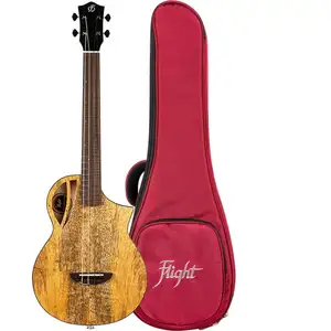 Flight Aviator Baritone Mango CE elektrisch-akoestische bariton ukelele met gigbag pas cher