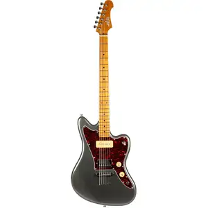 JET Guitars JJ-350 Baritone Charcoal elektrische gitaar met 27 inch mensuur pas cher