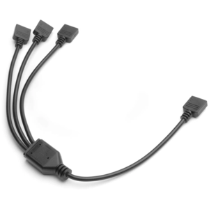 EK Water Blocks Compatible EK-Loop D-RGB Splitterkabel 3-Fach - Noir pas cher