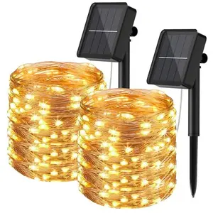 Guirlande Solaire Exterieur 24M 240 LED Guirlande Lumineuse Exterieure pas cher