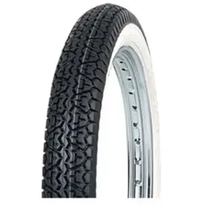 Mitas B4 Rf 42j Whitewall Tt Voor-/achterband Van De Scooter Zilver 2.25 / R18
