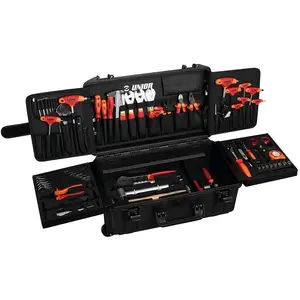 Unior, Malette à outils, 1600MASTERKIT Master Tool Kit 2.0 im Koffer, red (101 pièces) pas cher