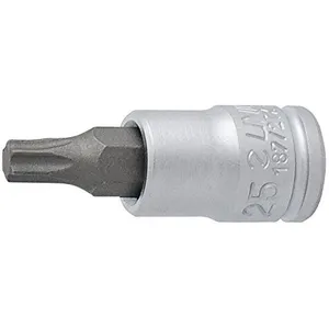 Unior 607905 - Llave De Vaso 1/4'' Con Punta Torx Tx 15 Serie 187/2ph 187/2tx pas cher