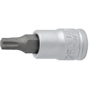 Unior 607909 - Llave De Vaso 1-4'' Con Punta Torx Tx 30 Serie 187-2Ph pas cher