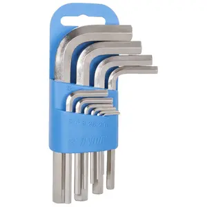 Unior Jeu de clés hexagonales sur clip plastique 1,5-10/9 220/3PH pas cher
