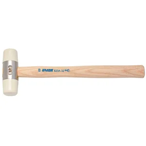 Martillo - UNIOR - 605494 - Mango en Madera - Embouts Plastiques - 40 mm pas cher