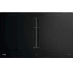 Hisense Plaque induction aspirante 4 feux 7160w noir - HEH8443BSCWF1 pas cher