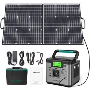 SWAREY S500 PRO Générateur Solaire 220V 518Wh Station D'Énergie avec p...