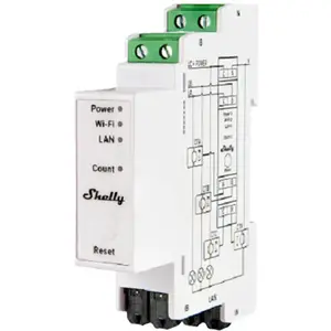 Compteur de courant - Shelly - Pro 3EM - Wi-Fi - Bluetooth - Précision 1% pas cher