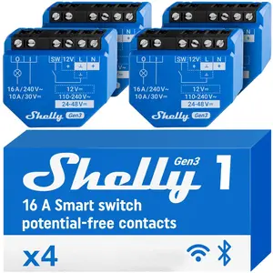 Shelly, Actionneur, 1 Gen3 x4 (Actionneur de commutation)