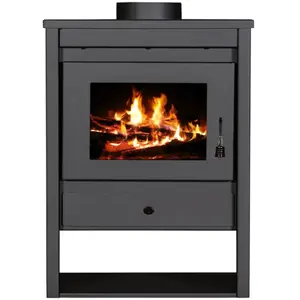 VICTORIA Poêle à bois luna 10kW noirVendu parcdiscount
