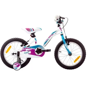 VELO  ALICE 16", 1 VT, BLANC GLOSS/BLEUVendu parcdiscount