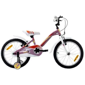 ALICE 18", 1 Vitesses, Cadre Violet-Blanc pas cher