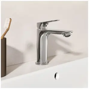Ideal Standard Ceralife O - Wastafelkraan met Click-Clack afvoer, BlueStart, chroom BE009AA pas cher