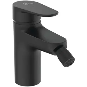 Ideal Standard ALU+ - Bidetkraan met Click-Clack uitloop, BlueStart, zijdezwart BE132XG pas cher