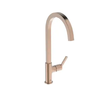 Robinet de cuisine - IDEAL STANDARD - Gusto - Couleur Rose - Monotrou - Bec PivotantVendu pargalaxus