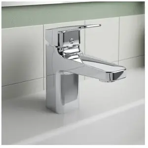 Mitigeur de lavabo - IDEAL STANDARD - Ceraplan - Chromé - Monotrou - Économie d'eau pas cher