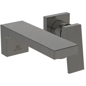 Ideal Standard, Robinetterie de salle de bains, IDS Wand-Waschtischarmatur EXTRA Ausladung 160mm magnetic grey