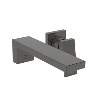 Ideal Standard, Robinetterie de salle de bains, IDS Wand-Waschtischarmatur EXTRA Ausladung 210mm magnetic grey