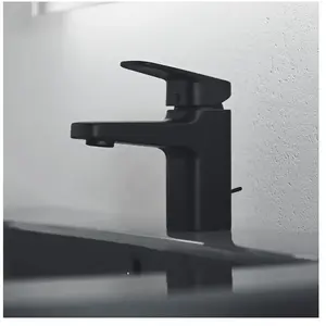 Ideal Standard - CeraPlan - Mitigeur de lavabo avec vidage, noir BD214XG pas cher