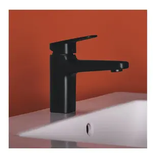 Mitigeur de lavabo - IDEAL STANDARD - CeraPlan - Noir - Monotrou - Chromé