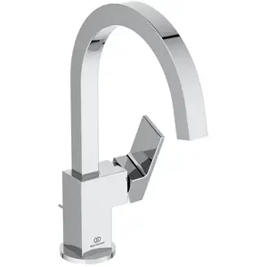 Ideal Standard, Robinetterie de salle de bains, IDS Waschtischarmatur EXTRA hoh Ala mit Ablaufgarnitur chrom