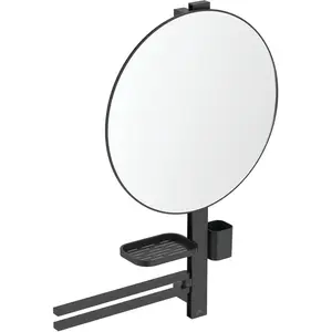 Ideal Standard, Miroir cosmétique, spejl & hylde système Silk noir alu... pas cher