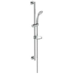 Ideal Standard Idealrain glijstangset 90cm met handdouche 80mm ø 3 sta... pas cher