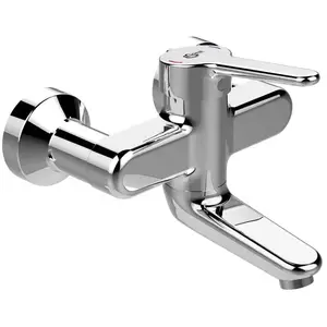 Ideal Standard, Robinetterie de salle de bains, IDS Mélangeur lavabo mural CERAPLUS 2 AP Ala 100mm absp. raccords S chrome