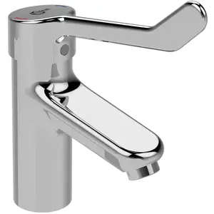 Wastafelkraan met lange hendel, chroom pas cher
