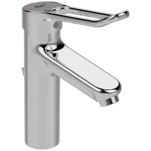 Ideal Standard, Robinetterie de salle de bains, IDS Mélangeur lavabo CERAPLUS 2 pieds avec manette et vidage métal chromé pas cher