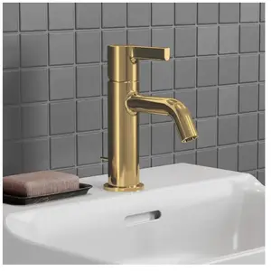 IDEAL STANDARD Mitigeur lavabo Joy avec tirette Or pas cher