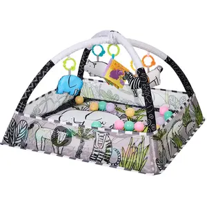 Kikkaboo Tapis De Jeu Avec 18 Balles Jungle pas cher