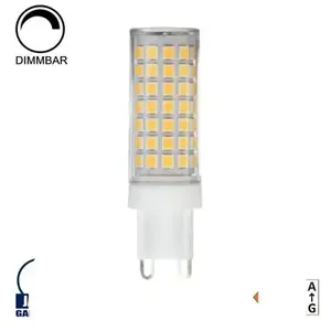 OPTONICA Ampoule led Dimmable G9 6W équivalent à 45W - Blanc Naturel 4500K pas cher