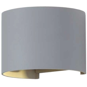 OPTONICA Applique led murale 6W Rond étanche IP54 Gris - Blanc Naturel 4000KVendu parmanomano