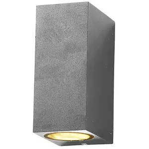 OPTONICA Applique Carrée Spot 2xGU10 AlVendu parmanomano