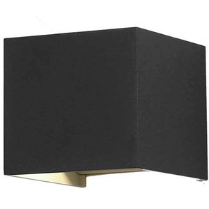 OPTONICA Applique led Murale 6W Noire Étanche IP54 - Blanc Naturel 4000KVendu parmanomano