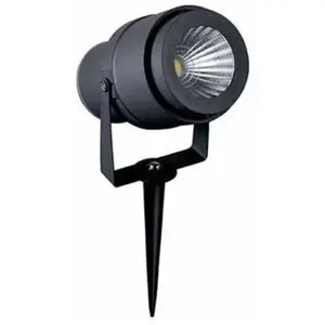 V-tac Spot de jardin à led 12W avec piquet Noir Couleur Lumiàère verte IP65Vendu pargalaxus