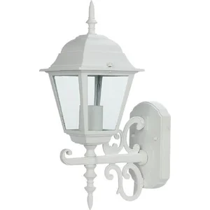 V-TAC E27 Luminaires d'extérieur - Appliques - Haut - Blanc mat - IP44 pas cher