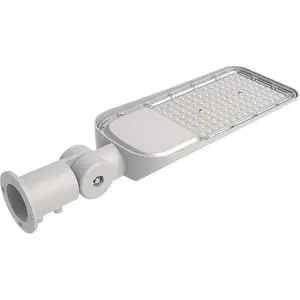 V-tac Lampadaires led avec capteur de lumière - Gris - Samsung - IP65 - 50W - 5000 Lumens - 6500K - 5 ans